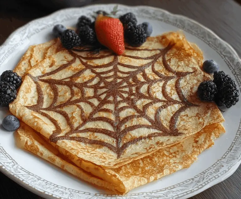 Spiderweb Crepes