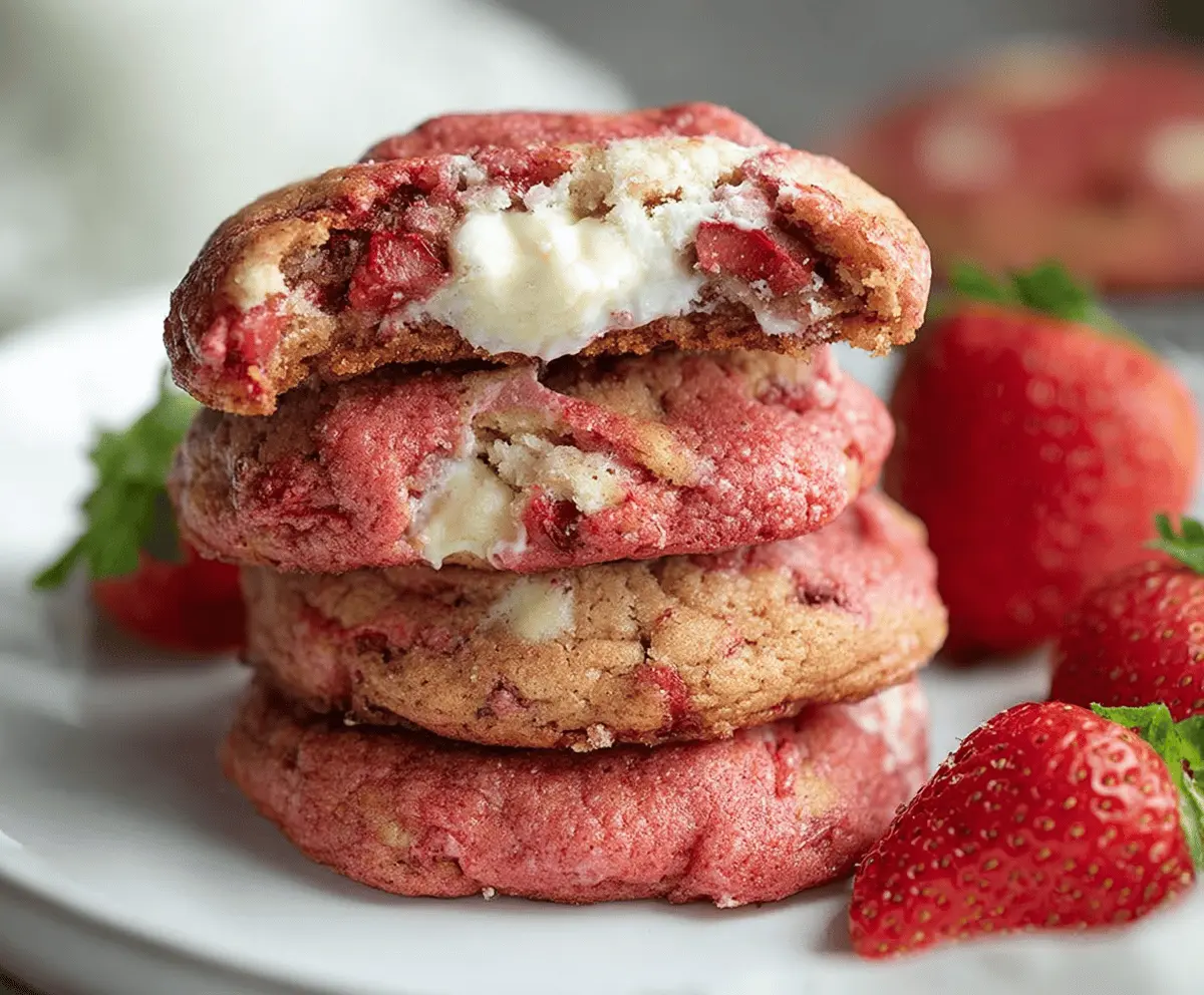 Irresistible Strawberry Cheesecake Cookies Recipe