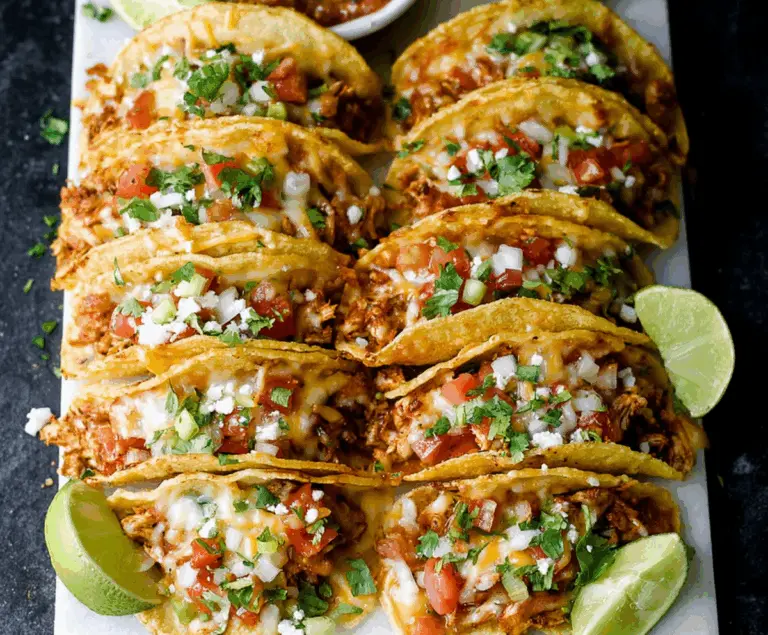 20 Minute Mini Baked Chicken Tacos