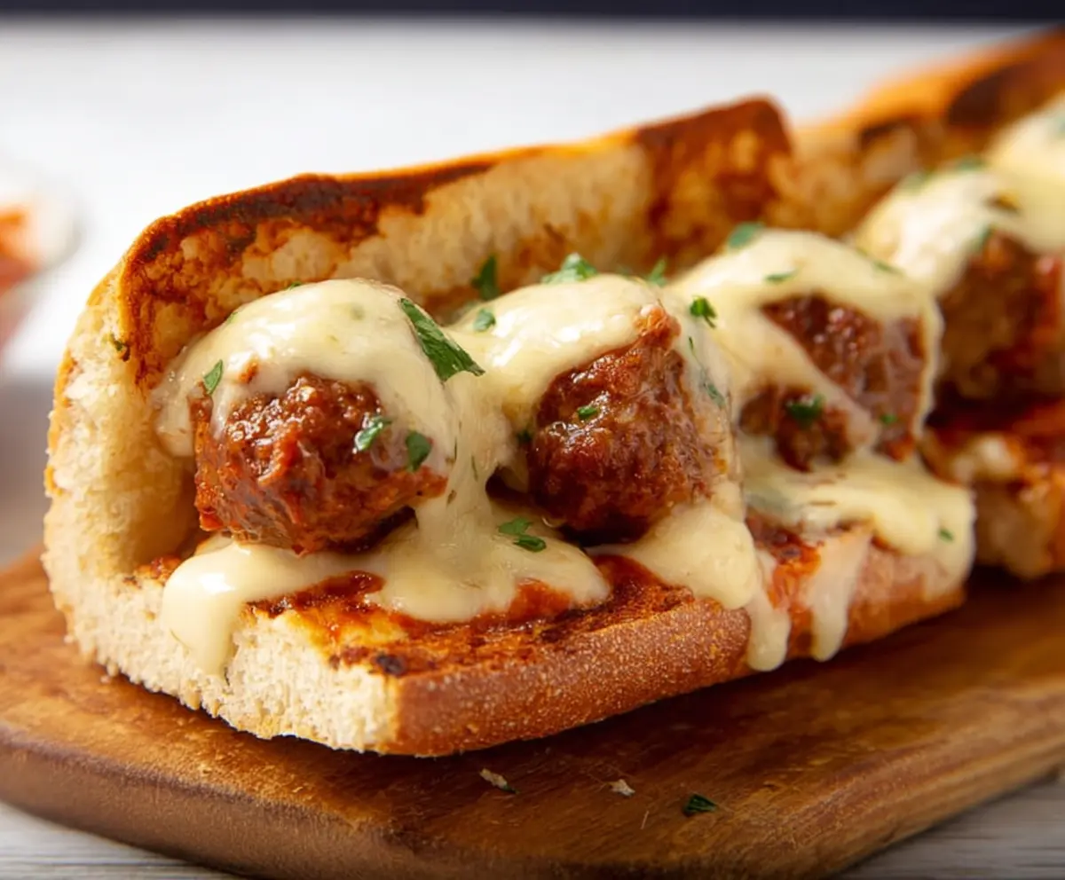 Easy Cheesy Meatball Subs