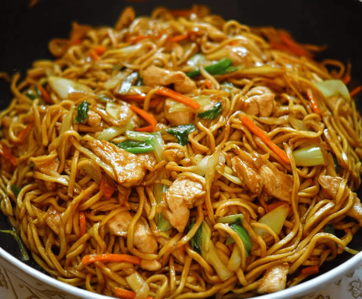 Easy Chicken Chow Mein Recipe