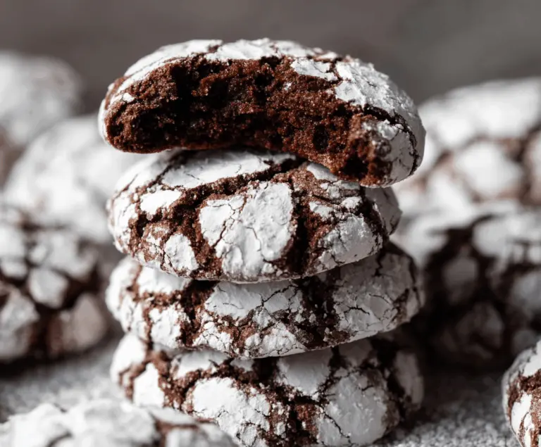 chocolate crinkle cookies
