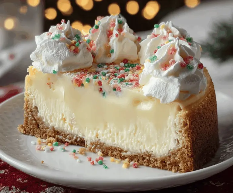 Christmas Sugar Cookie cheesecake