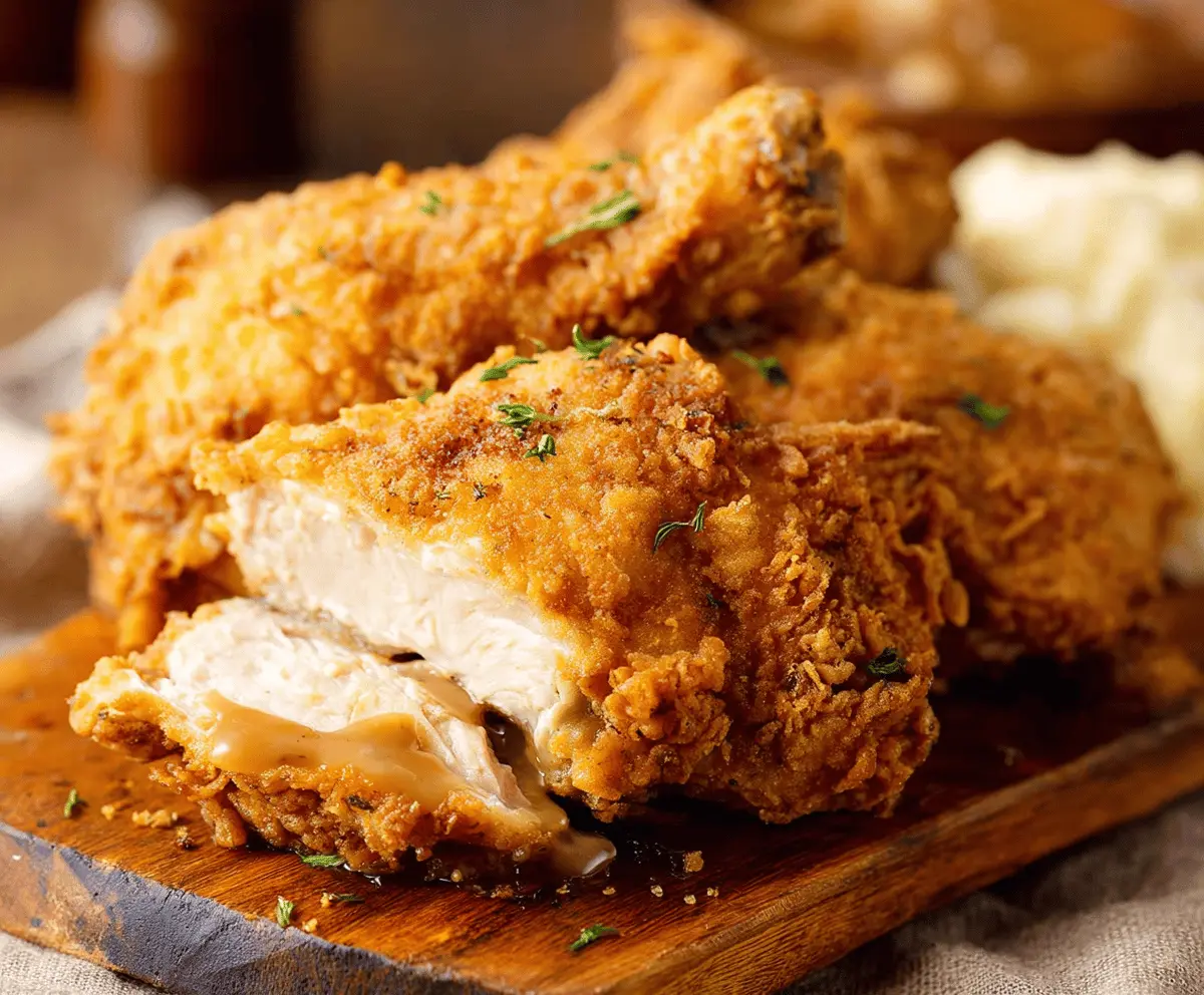 Crispy Country Fried Chicken Recipe