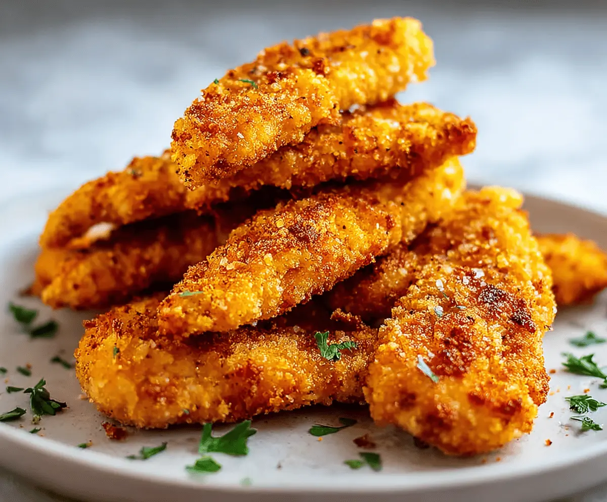 Crunchy Baked Chicken Tenders