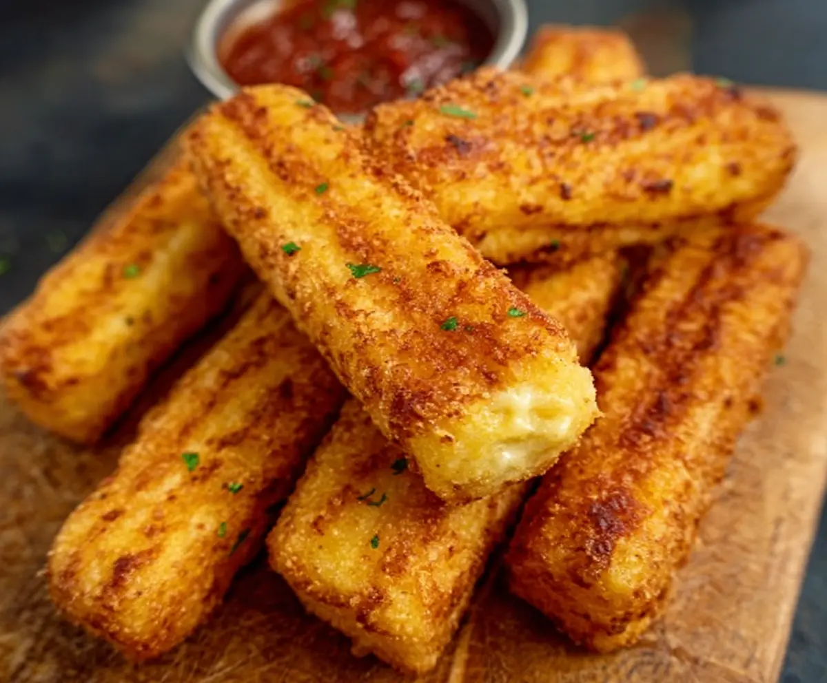 Crispy Hungarian Potato Cheese Sticks