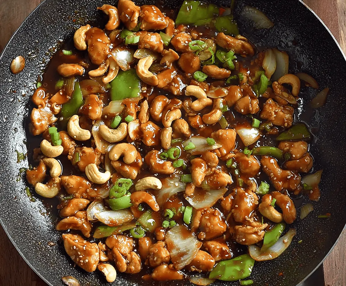 Easy Authentic Cashew Chicken Recipe