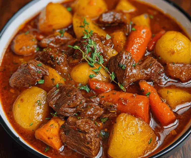 Easy Homemade Beef Stew