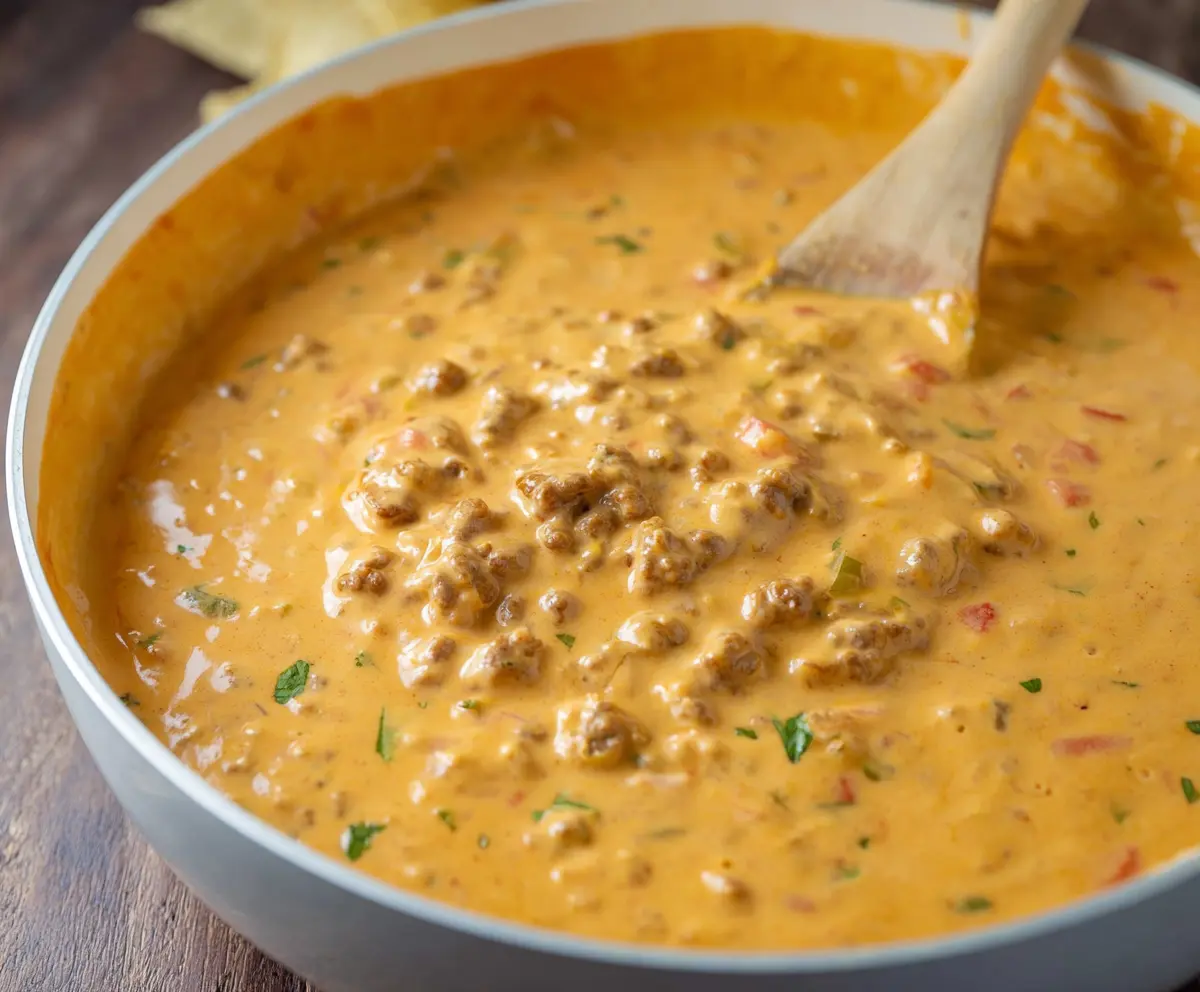 Easy Sausage Rotel Dip Recipe