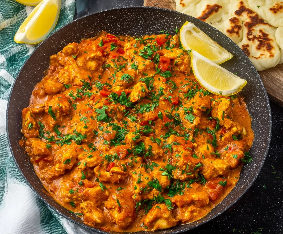 Delicious Gordon Ramsay Chicken Tikka Masala served with flavorful spices and creamy sauce.