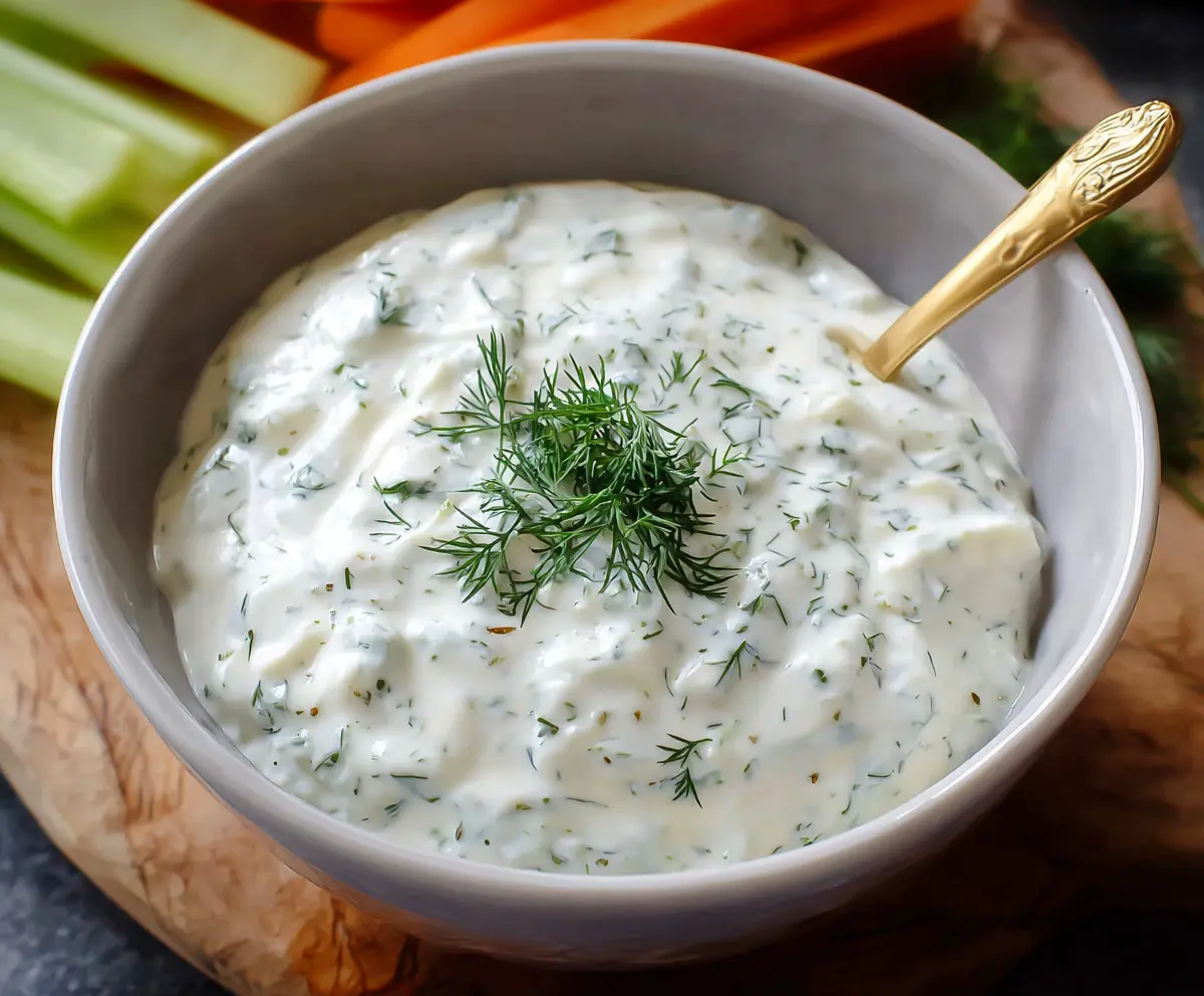 Creamy Greek Yogurt Ranch Dip