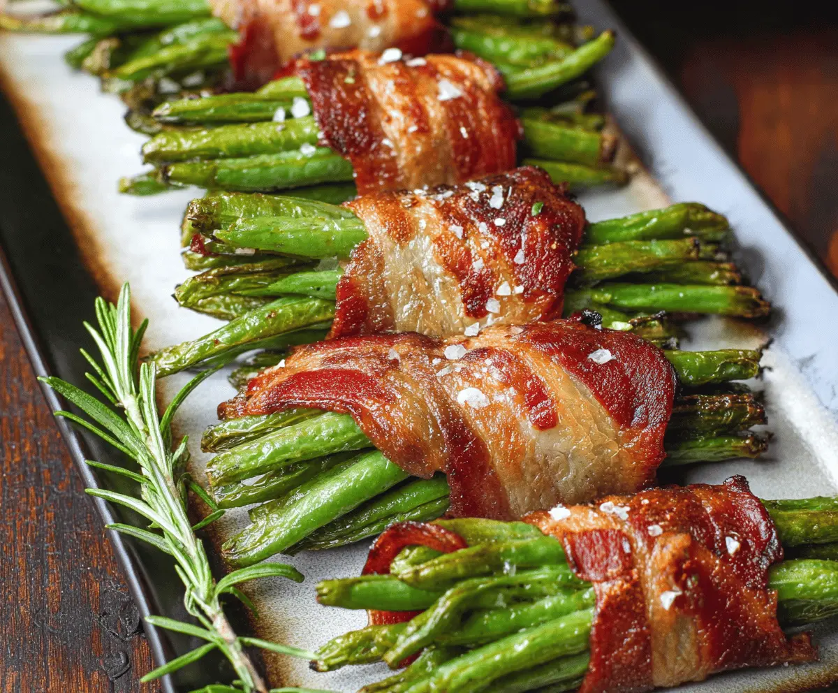 Easy Green Bean Bundles Recipe