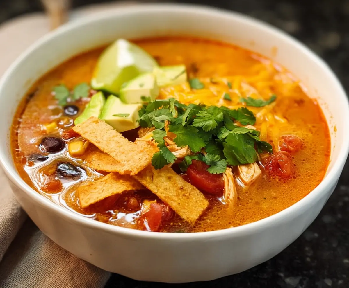 Easy Homemade Tortilla Soup Recipe