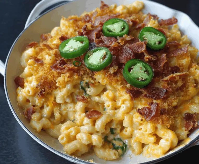 Jalapeño Popper Macaroni and Cheese