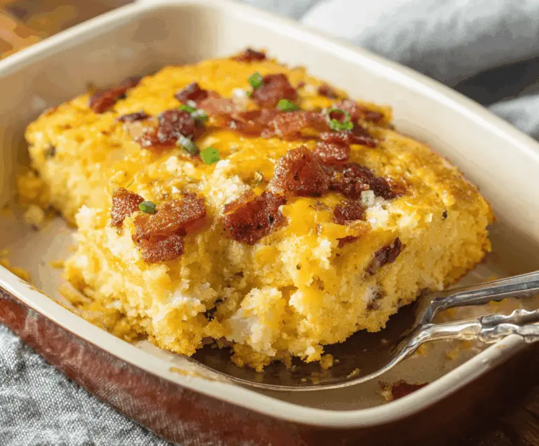Loaded Cornbread Casserole