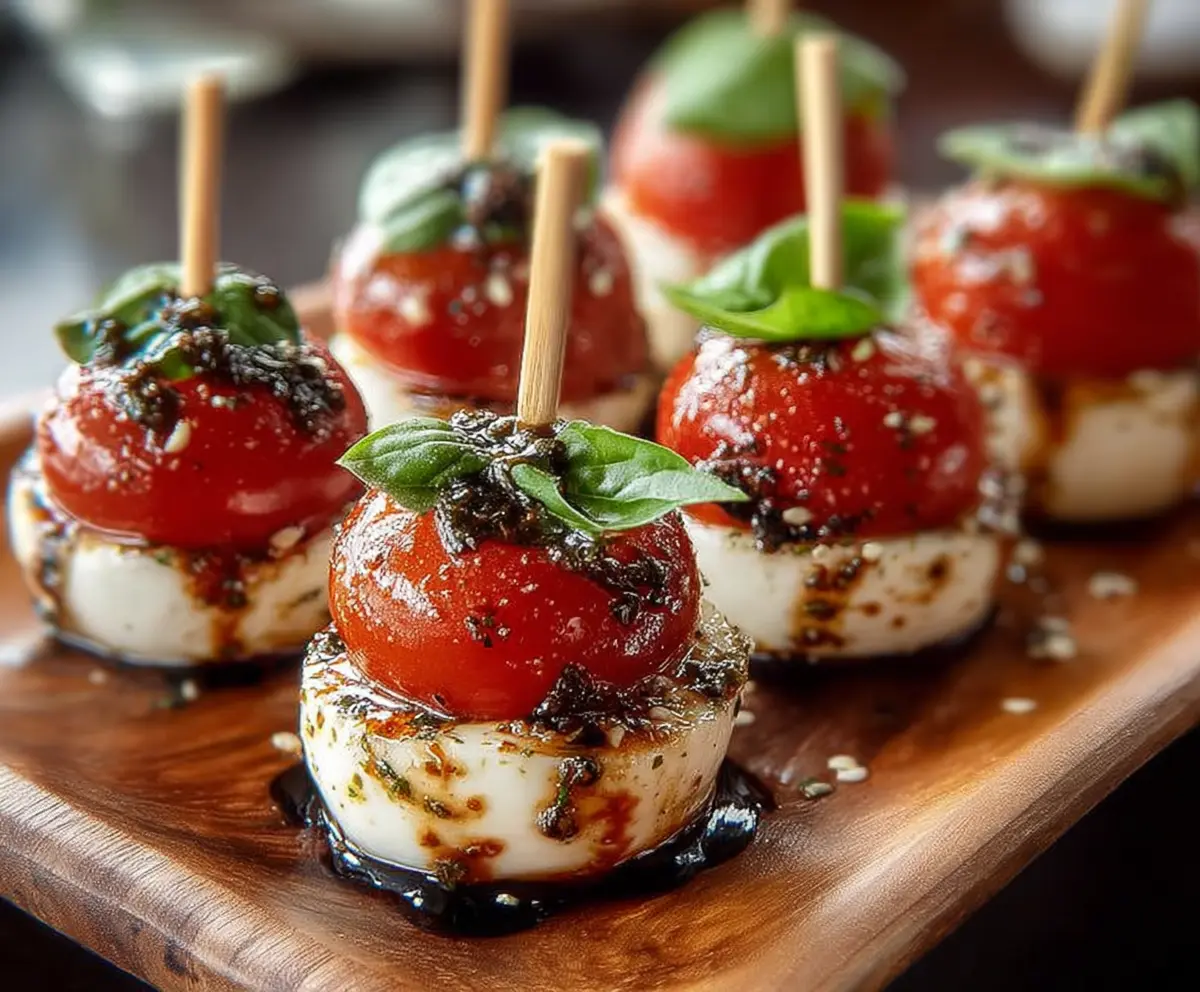 Easy Mini Caprese Bites Recipe