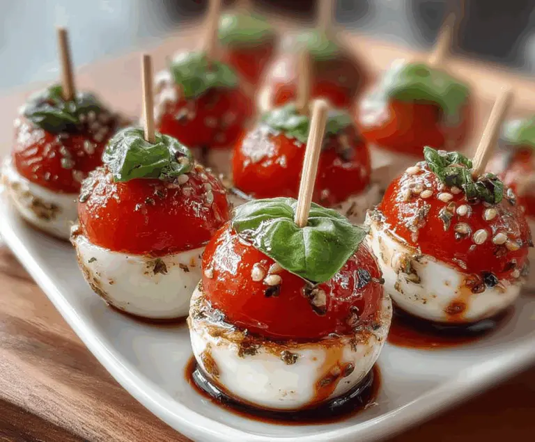 Mini Caprese Bites: Easy and Delicious Appetizer Ideas