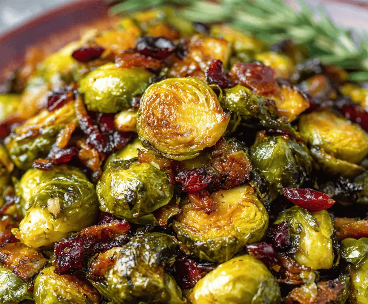 Easy Orange Maple Brussels Sprouts