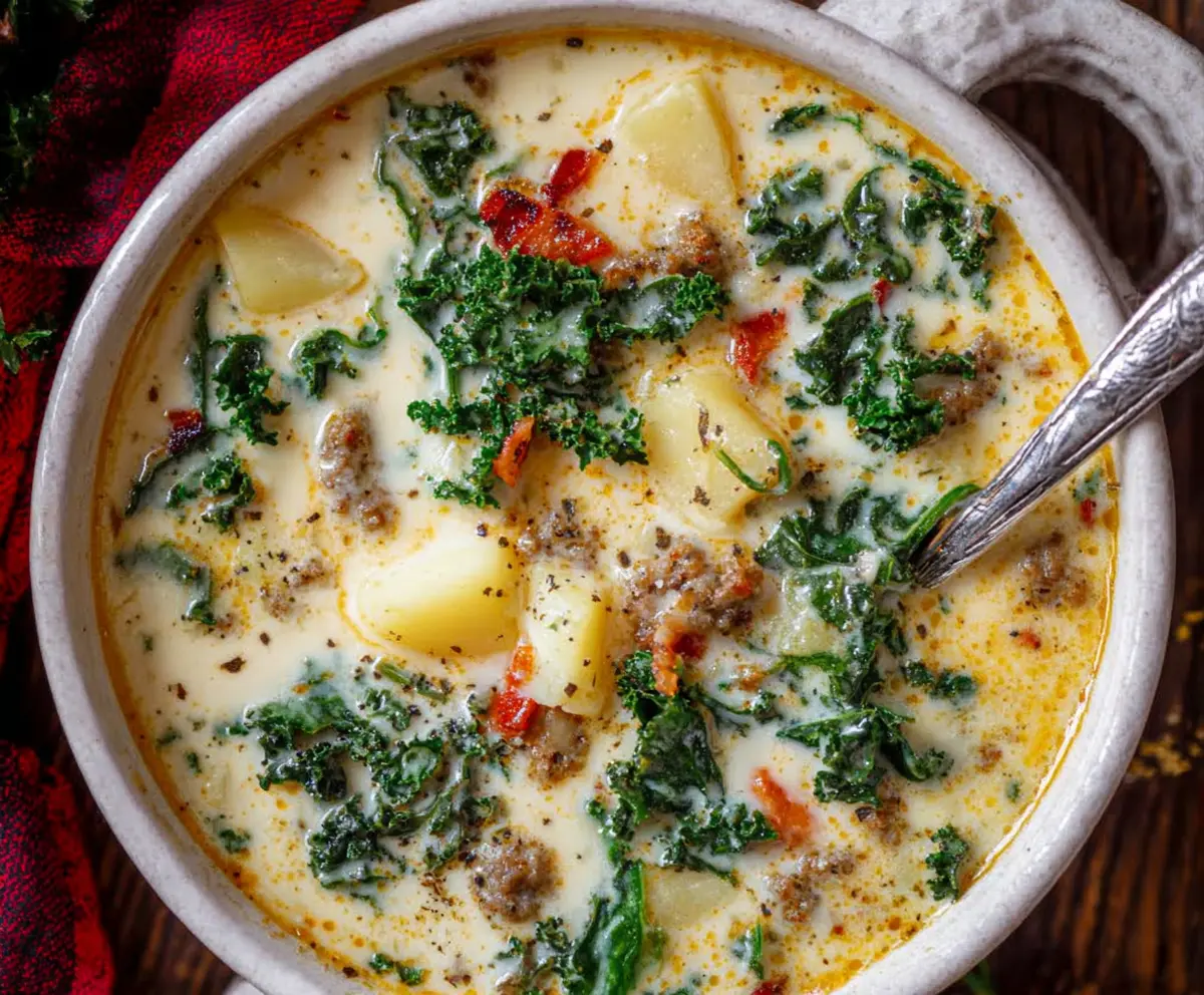 Easy Sausage Potato Kale Soup