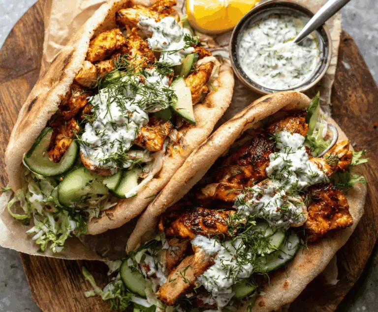 Sheet Pan Chicken Pitas with Herby Ranch