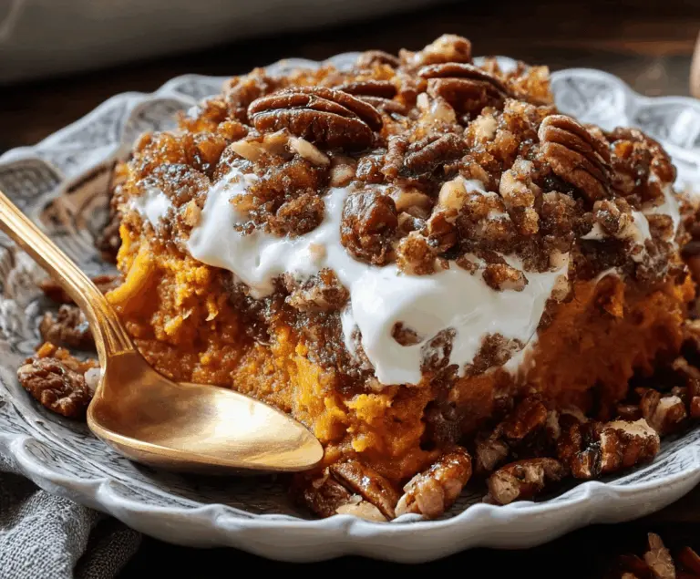 Southern Maple Sweet Potato Casserole