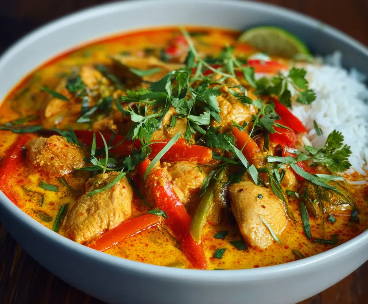 Spicy Summer Coconut Chicken Curry