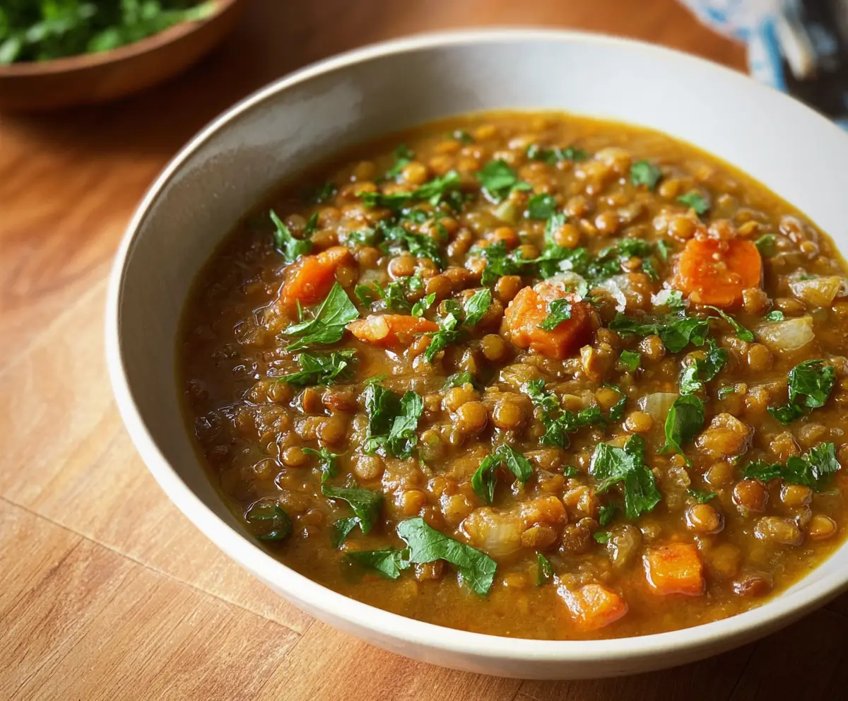 Easy Warm Lentil Soup Recipe