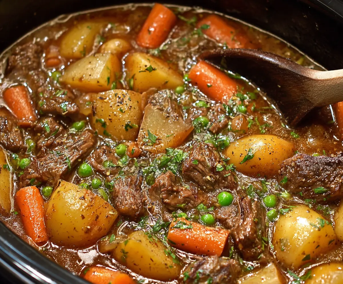 Easy Beef Stew Crockpot Recipe
