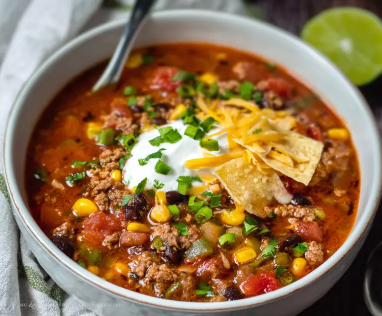 Bold And Hearty Taco Soup