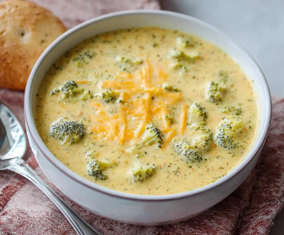 Easy Cheesy Broccoli Soup Recipe