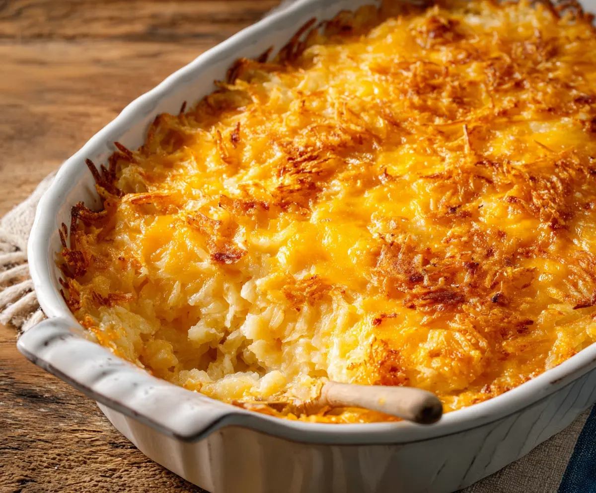 Easy Cheesy Hashbrown Casserole