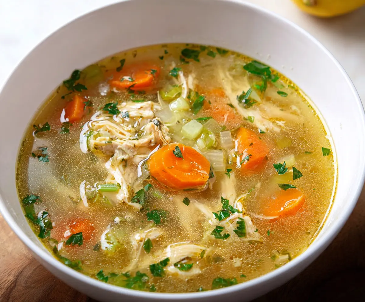 Easy Comfort Chicken Soup Recipe