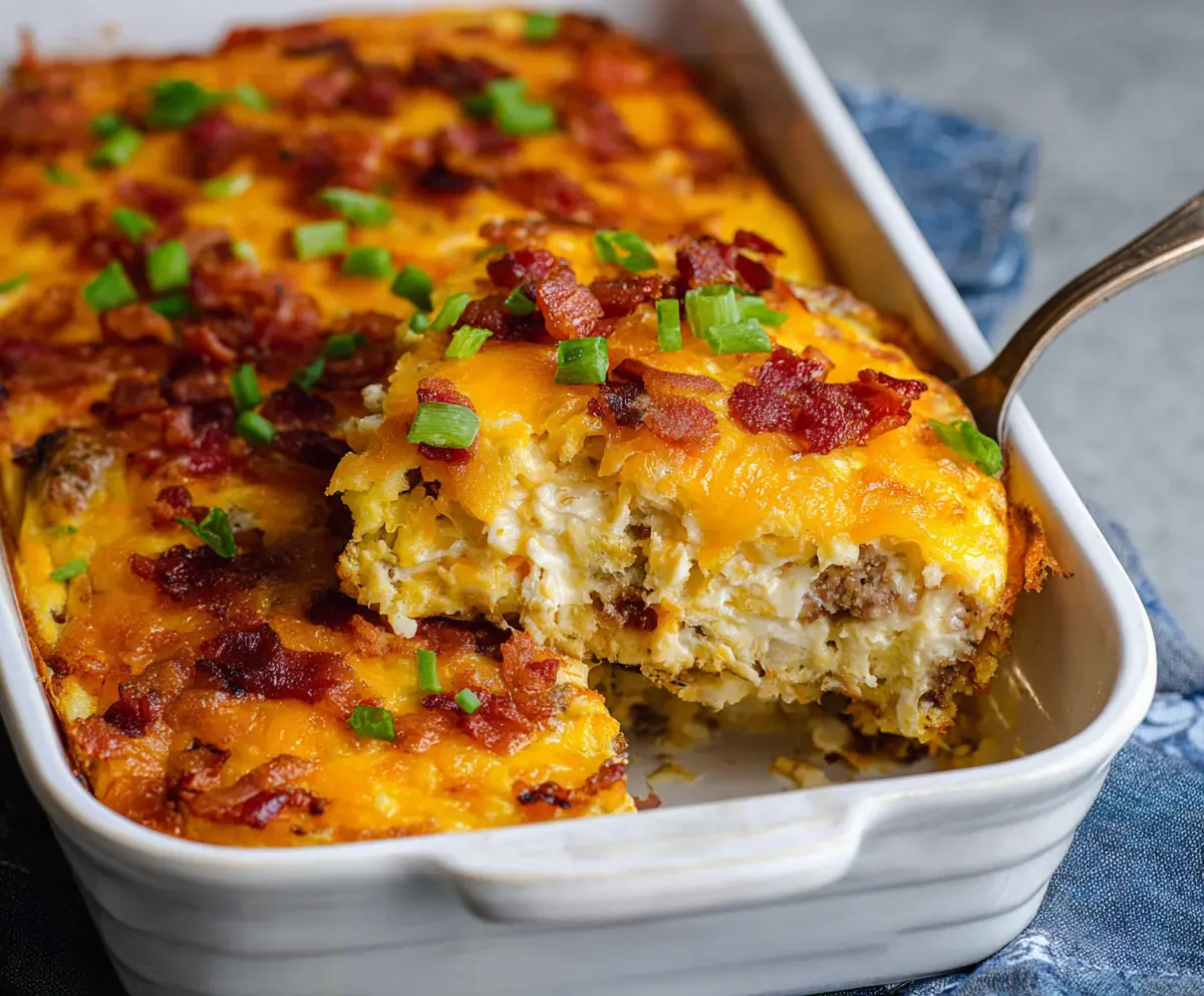 Easy Crack Breakfast Casserole
