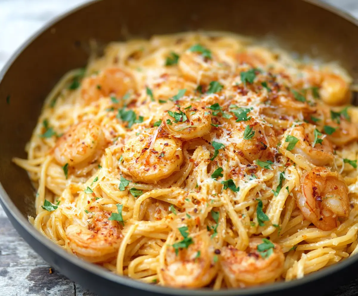 Easy Bang Bang Shrimp Pasta Recipe