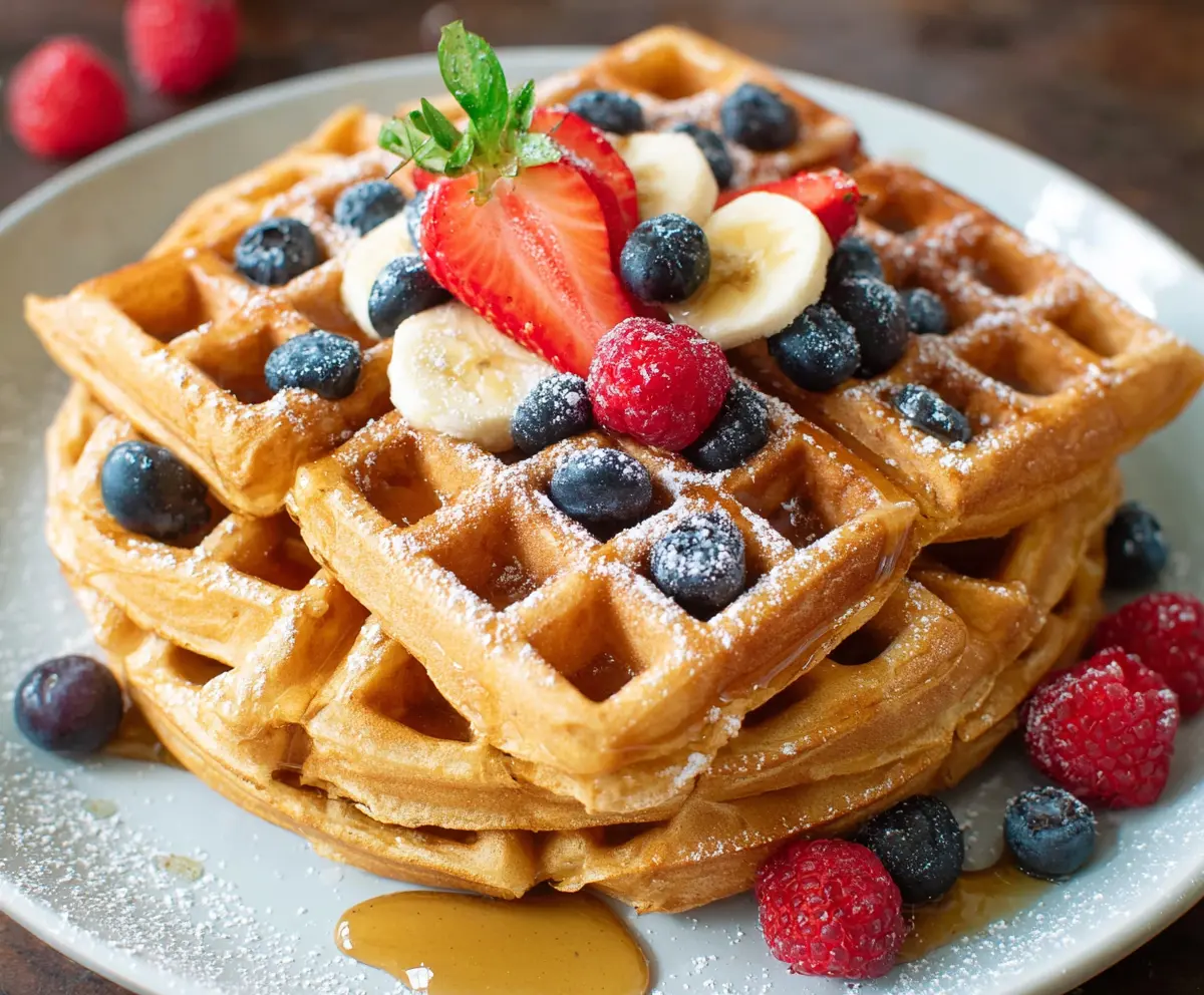 Easy Healthy High-Protein Waffles