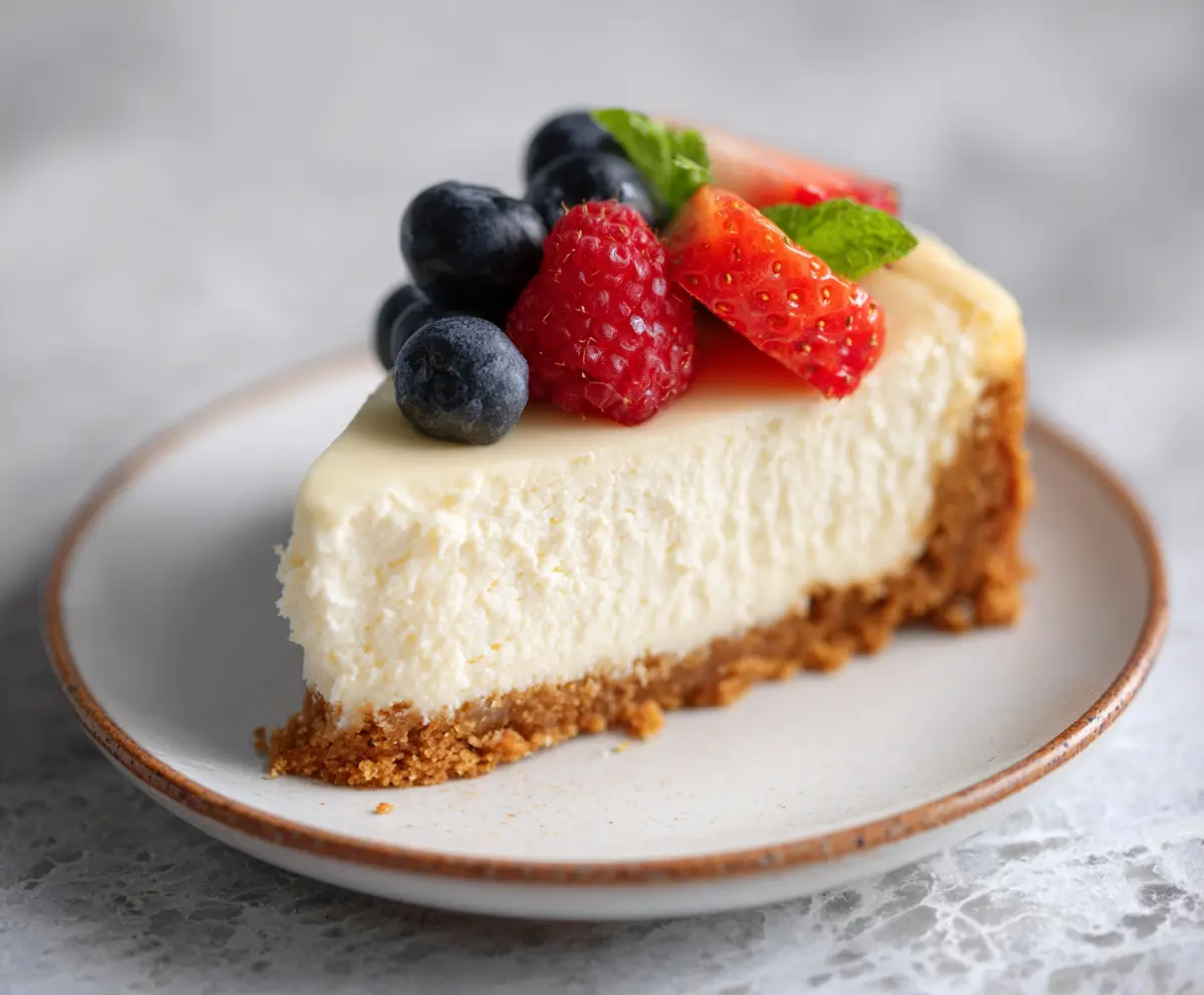 Healthy Cheesecake 100 Calorie Slice
