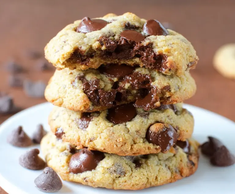 healthy chocolate chip cookies
