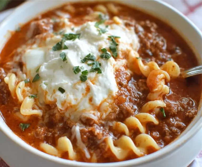 lasagna soup crockpot