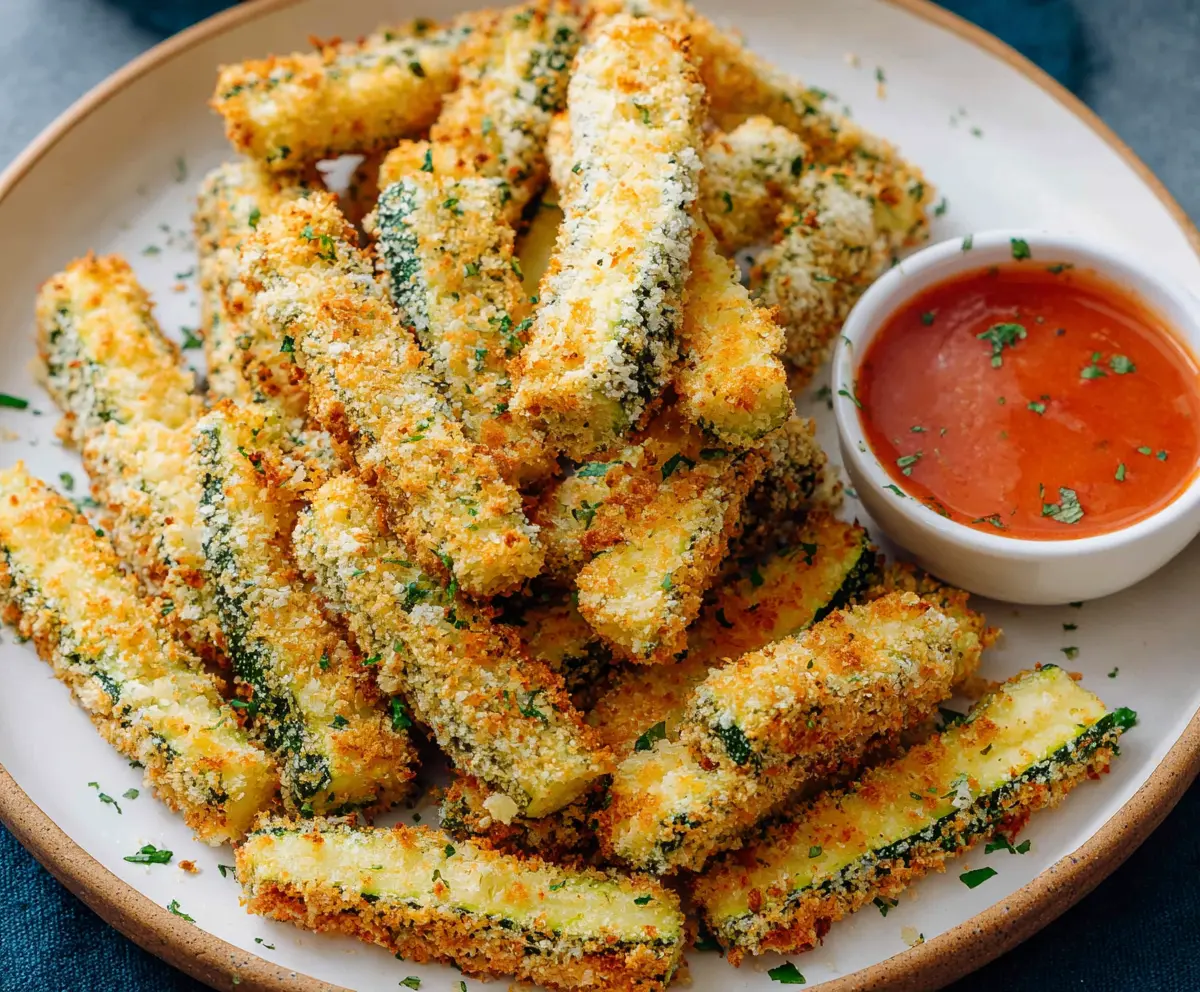 Crispy Low Cal Zucchini Fries