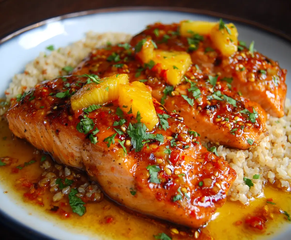 Easy Pineapple Glazed Salmon Recipe