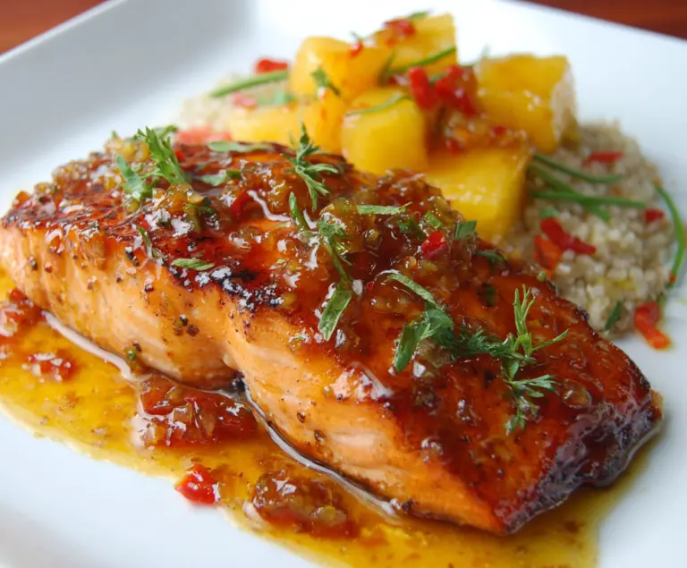 Pineapple Glazed Salmon