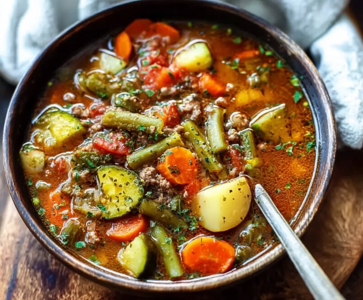 Hearty Rustic Vegetable Soup Recipe