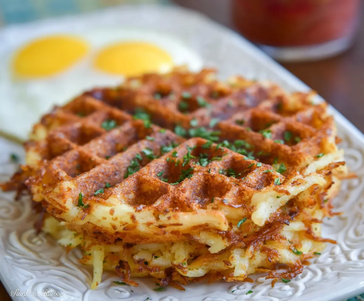 Savory Hashbrown Chaffle Recipe