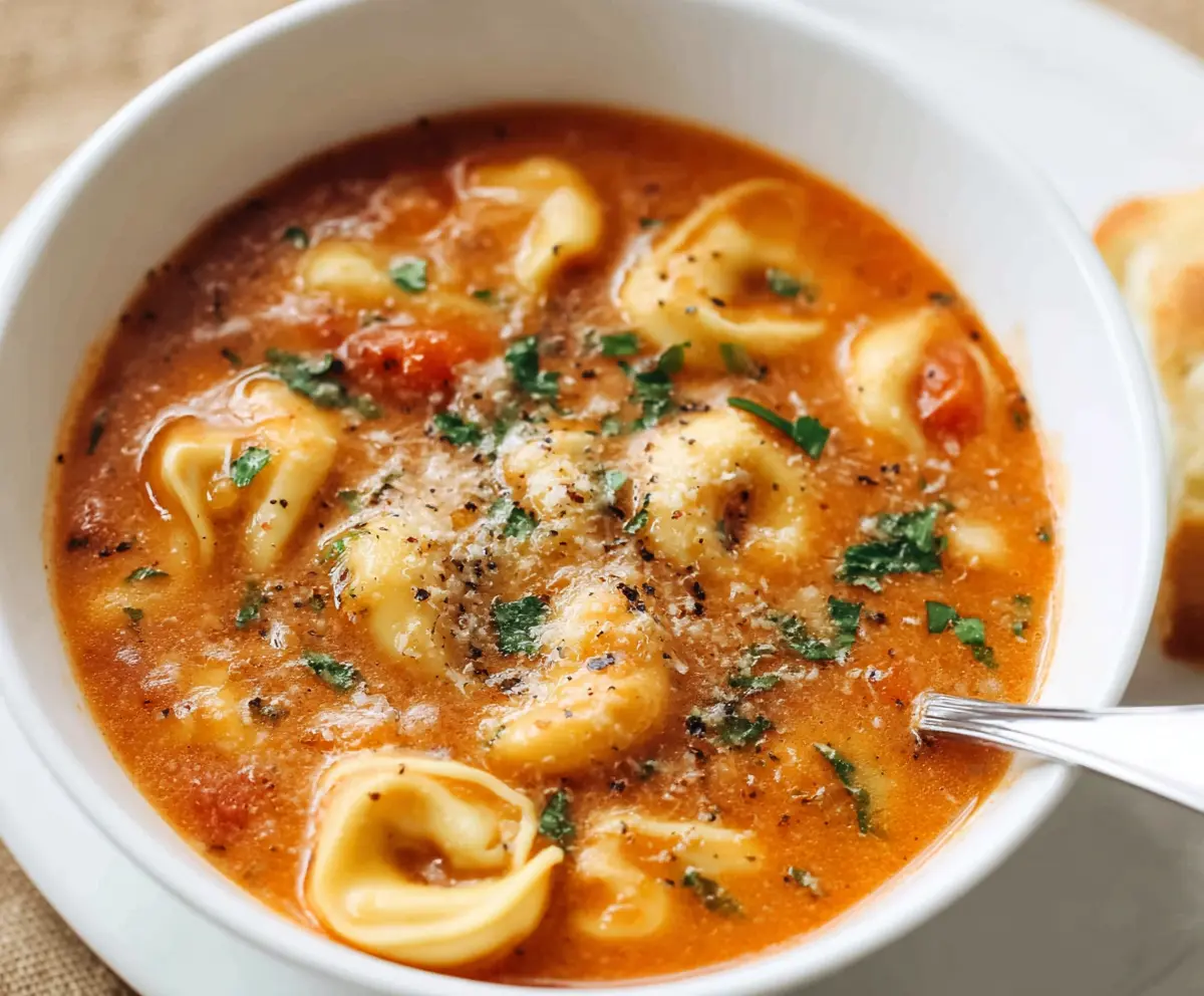 Silky Tortellini Soup Recipe