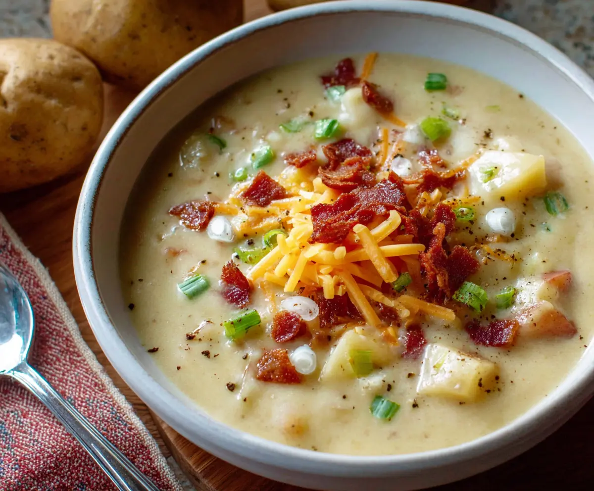 Creamy Slow Cooker Potato Soup