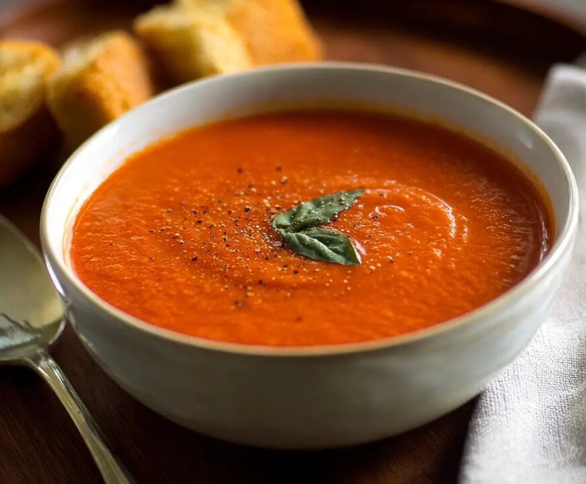 Easy Smooth Tomato Soup Recipe