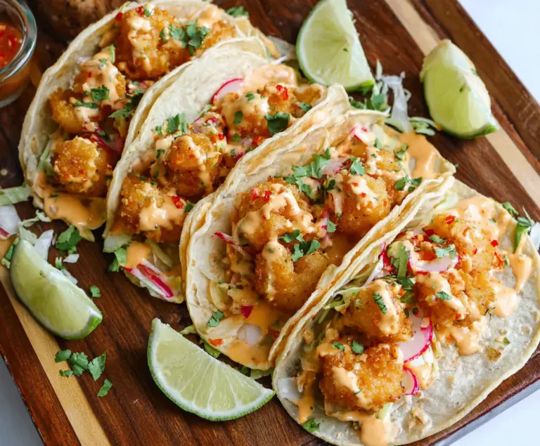 The BEST Bang Bang Shrimp Taco Recipe