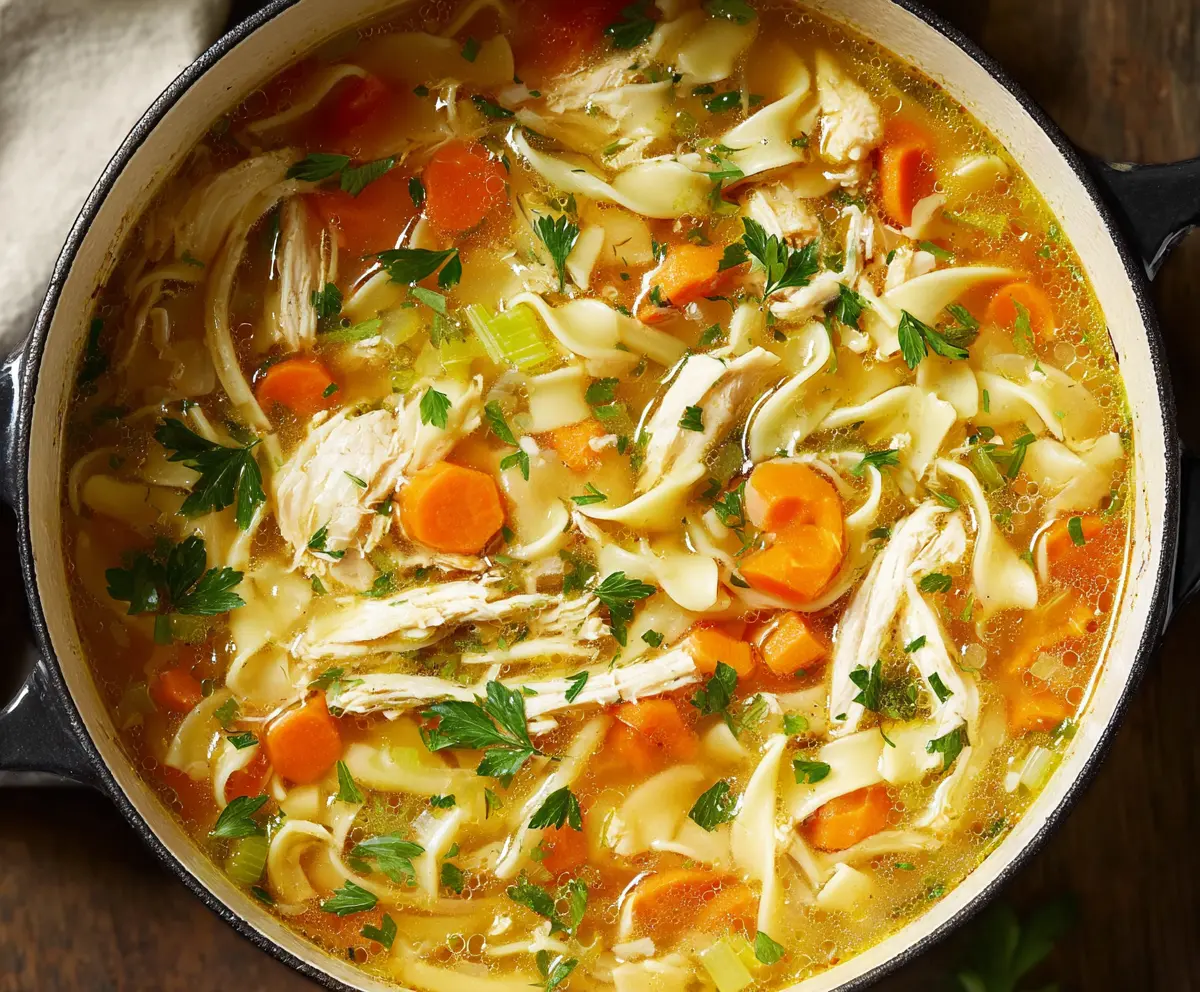 Classic Homemade Chicken Noodle Soup