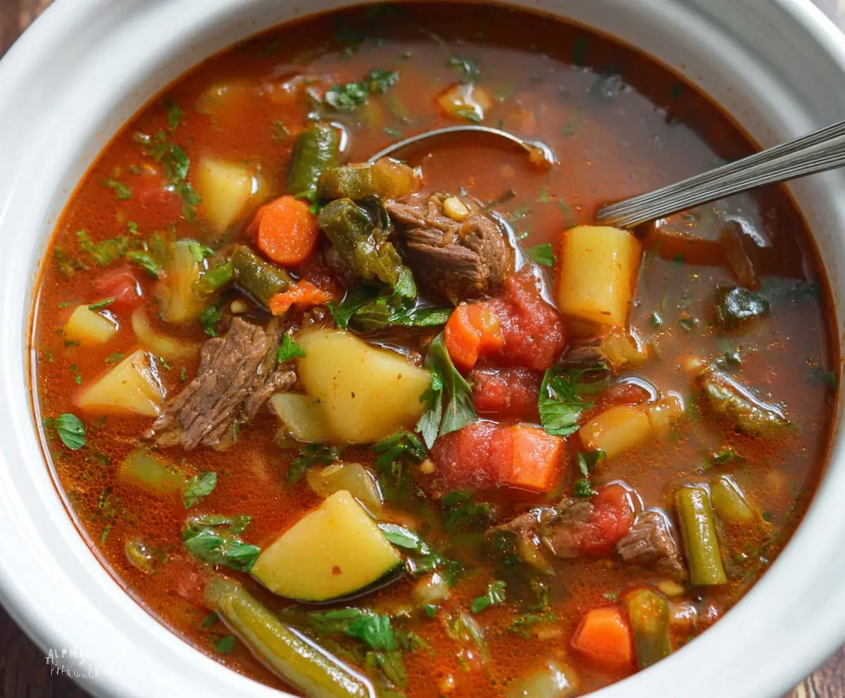 Hearty Vegetable Beef Soup Recipe