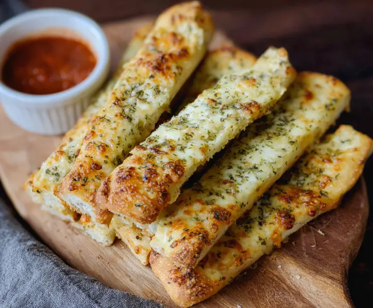 Crispy Sourdough Cheesy Breadsticks: Quick Sourdough Discard Recipes